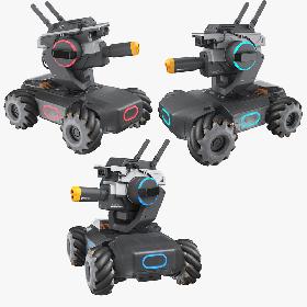 3D model Collection DJI RoboMaster S1 Rigged